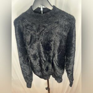 Primark Black Faux Fur Pullover
